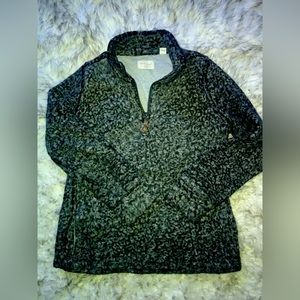 Vintage 1988 Weatherproof Sweater jacket grey wool woman’s size medium